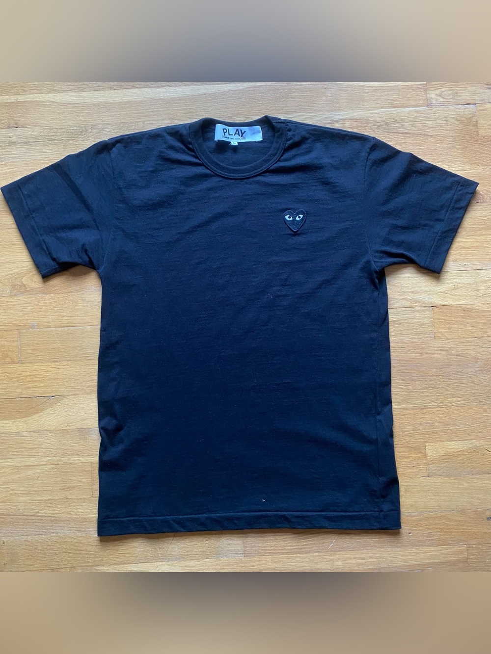 Comme des Garcons Play Black Heart Logo Short Sleeve Tee